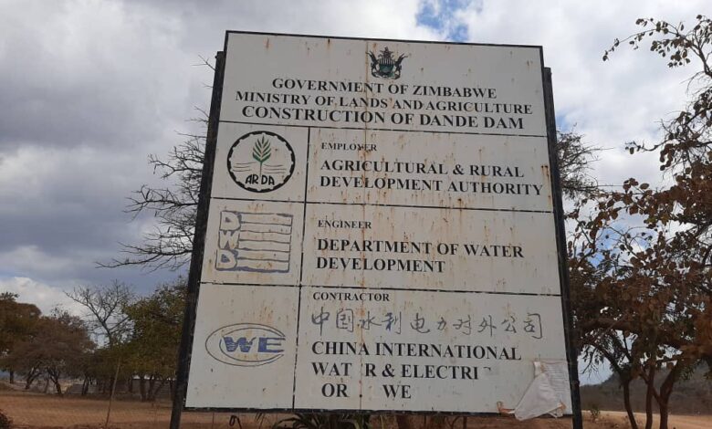 Dande dam construction in Zimbabwe